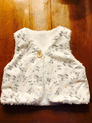 Gilet berger réversible