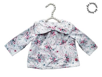 6 mois blouse côtelée sergent major