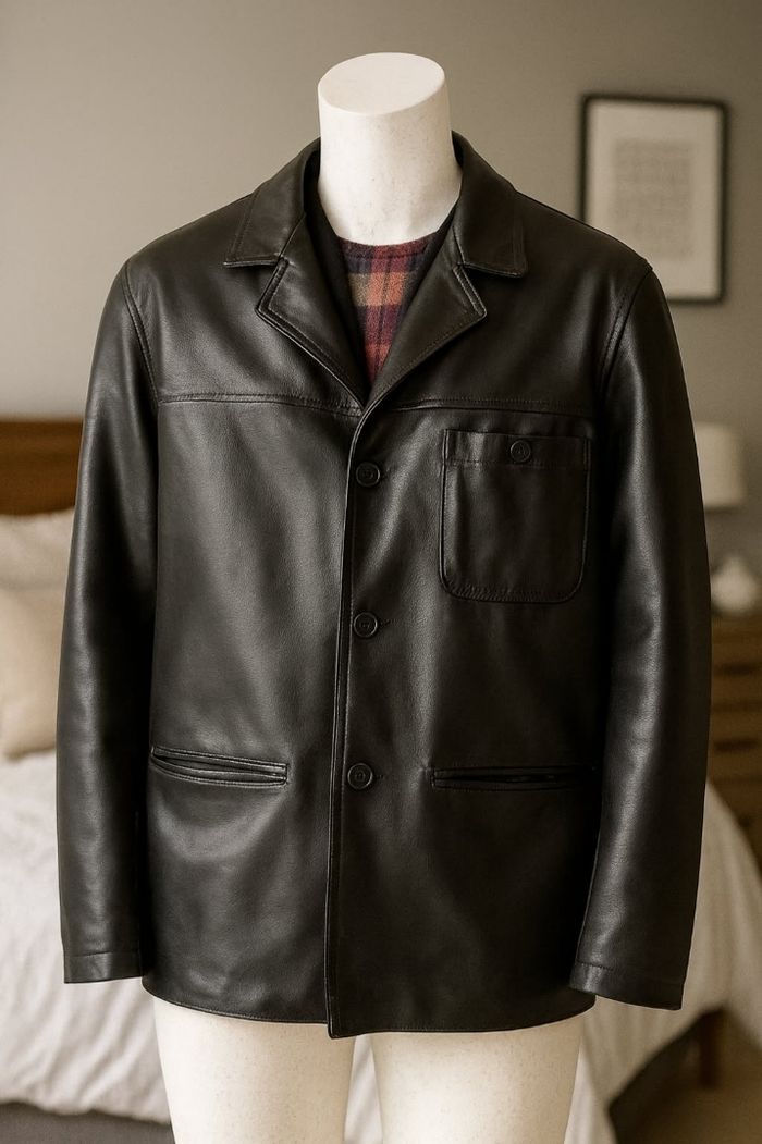 Blouson Cuir Vintage