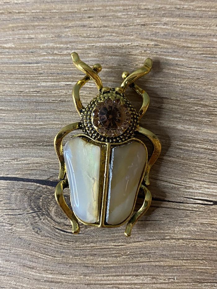 Broche scarabée mystique rétro - photo numéro 2