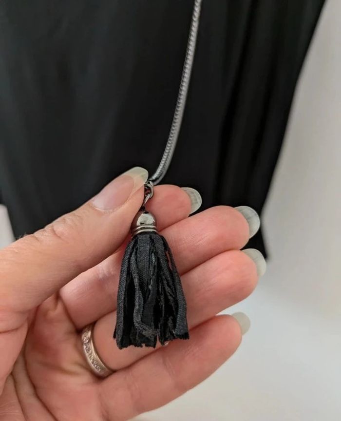 Chemisier blouse fluide noire - Cop Copine - taille 42 - photo numéro 6