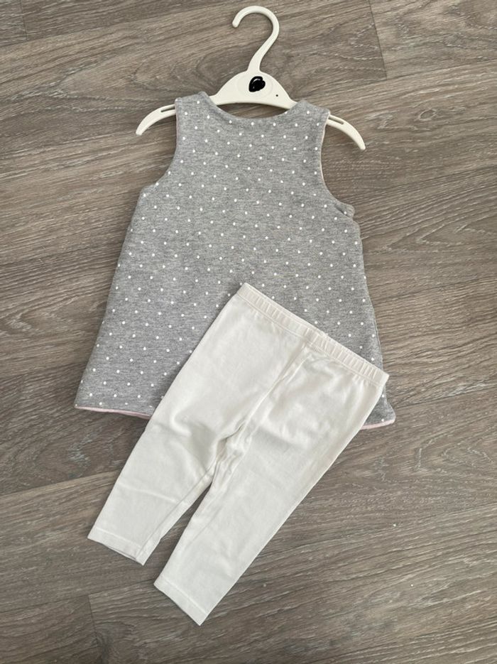 Ensemble robe + legging 6 mois - photo numéro 2