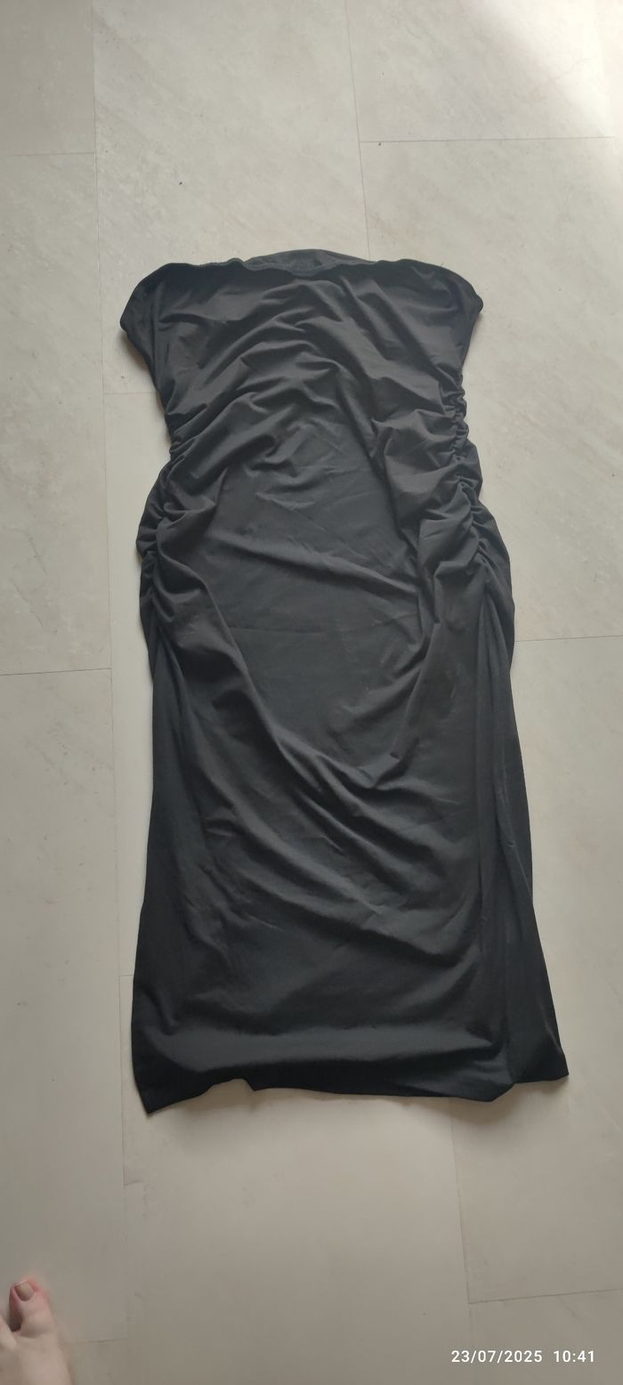 Robe noir sans bretelle - Taille xl - photo numéro 2
