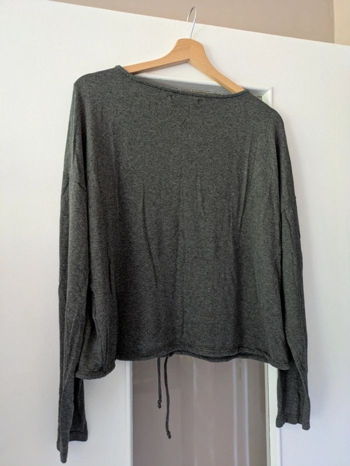 Joli t shirt femme gris chiné Patricia Foster taille 42/44 - photo numéro 4