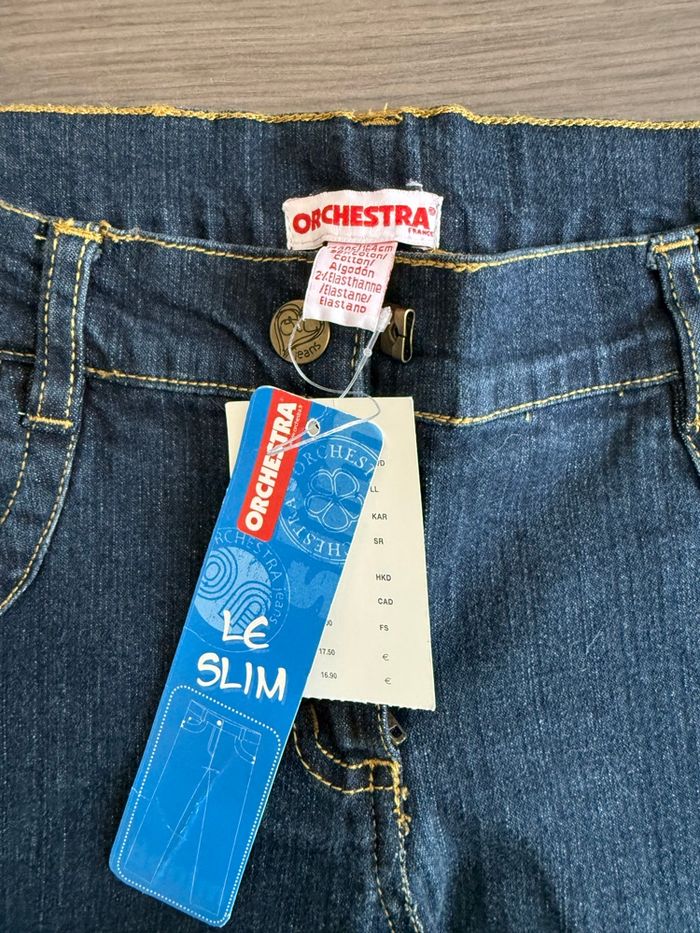 Jeans Orchestra Slim – 14 ans – Bleu – - photo numéro 2