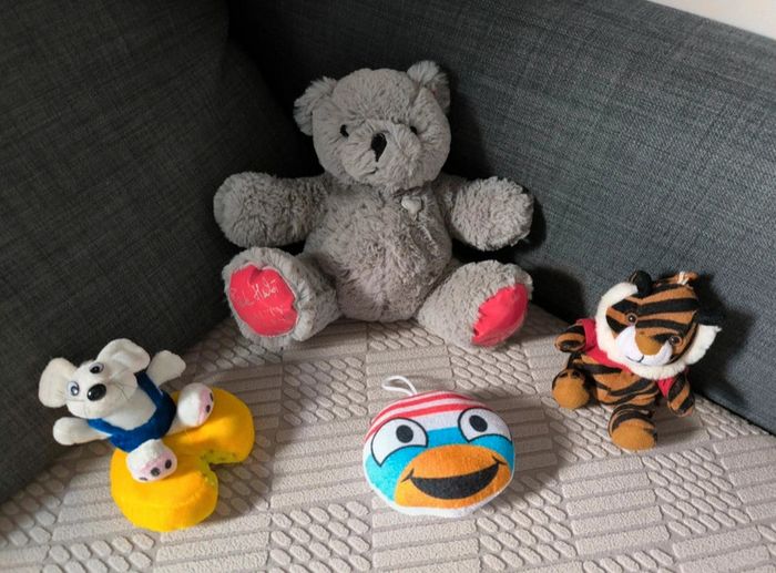Peluches lot de 4
