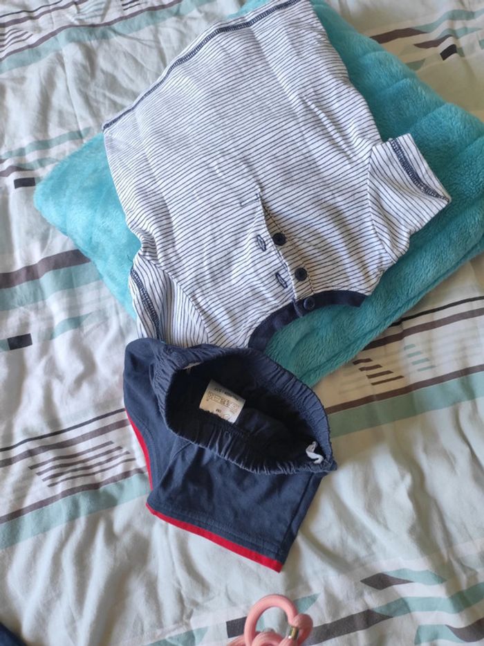 Ensemble teeshirt short mer - photo numéro 5