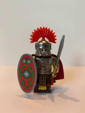 Figurine type lego Centurion romain
