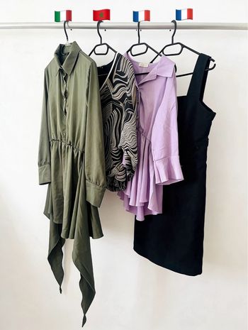 Lot de 4 robes & tops femme Taille- S/M
