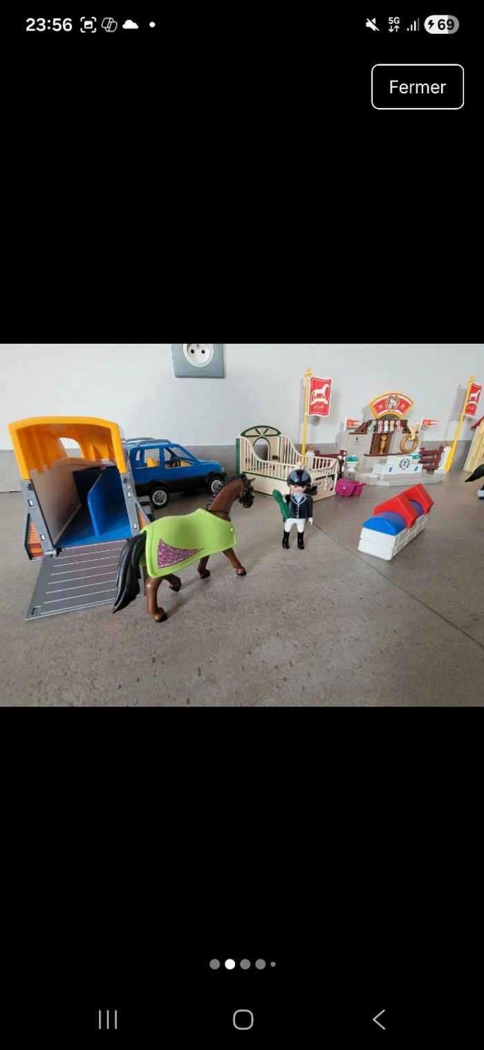 Concours équestre + van playmobil - photo numéro 2