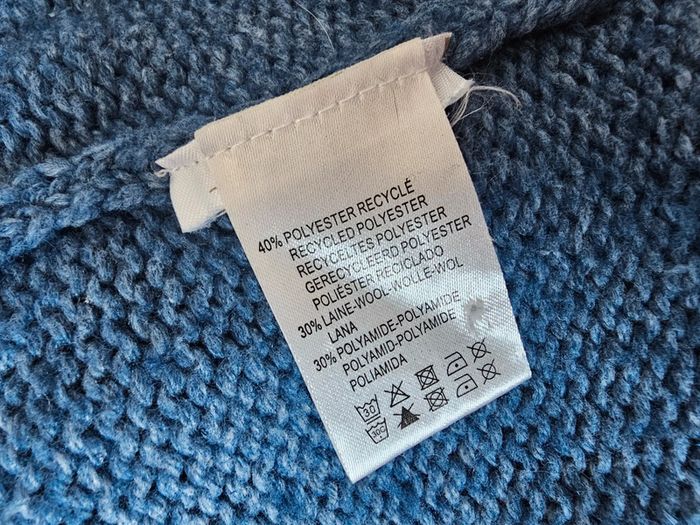 Pull bleu cœur paillettes okaidi - photo numéro 6