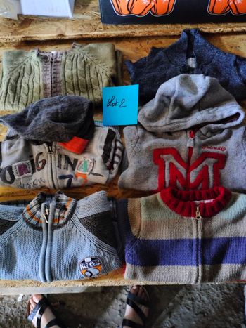 Lots gilet 6 mois 68