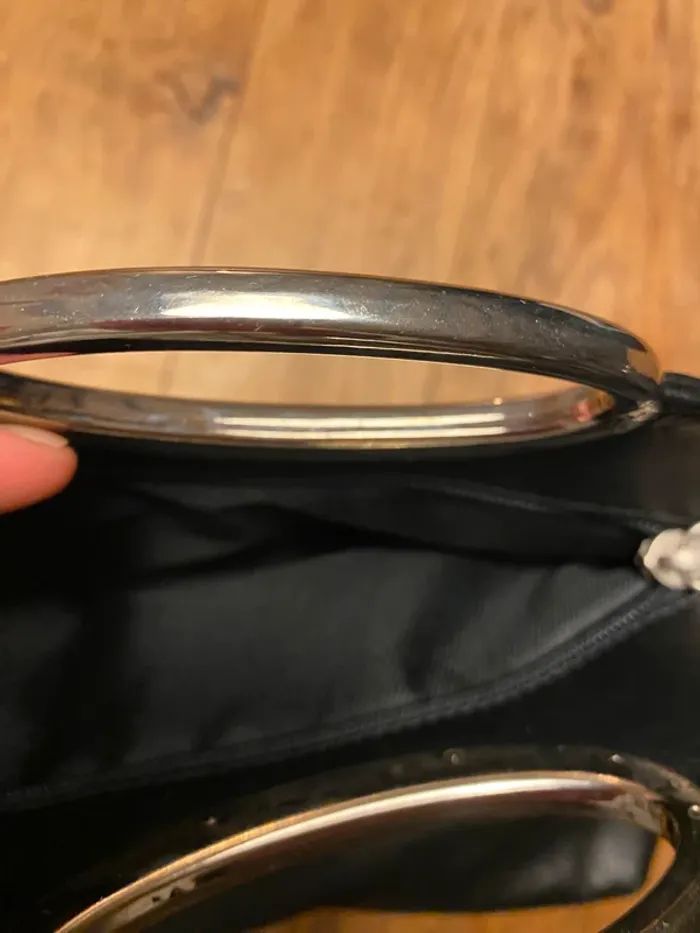 Sac vintage cuir porté main Heyraud - photo numéro 8