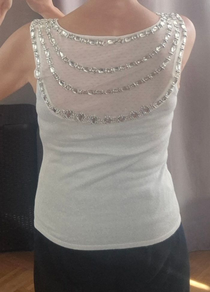 Top à strass femme - photo numéro 2