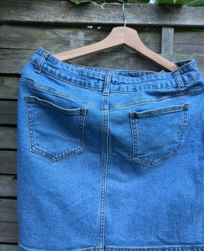 Jupe Kiabi bleu jean – Taille 40 bon état - photo numéro 4
