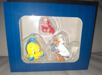 Lot de 3 figurines ariel la petite sirène disney showcase