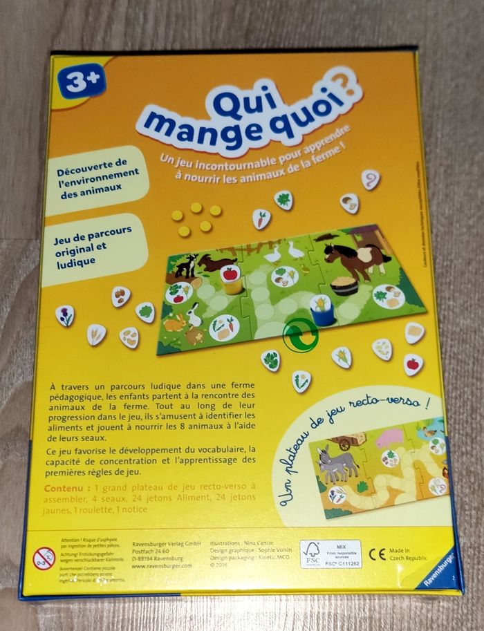 Jeu qui mange quoi ravensburger neuf - photo numéro 2