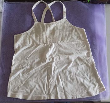 Débardeur blanc avec sequins