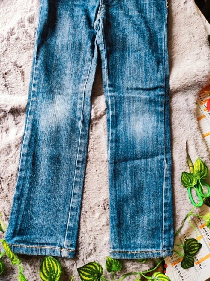 Jeans effet délavé 6 ans fille - photo numéro 5