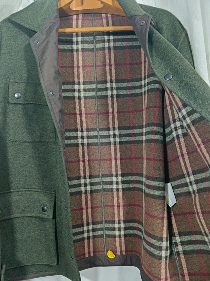 Burberry | Surchemise veste vert foncé | t. 46 - photo numéro 12