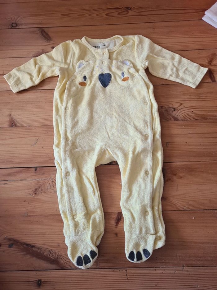 Pyjama velours 9 mois