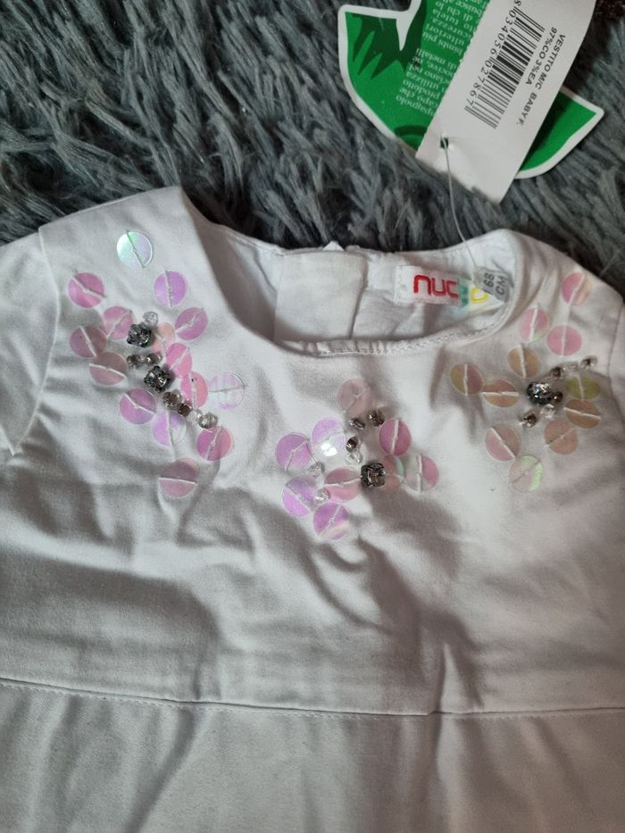 Robe blanche toute occasions 6mois - photo numéro 3