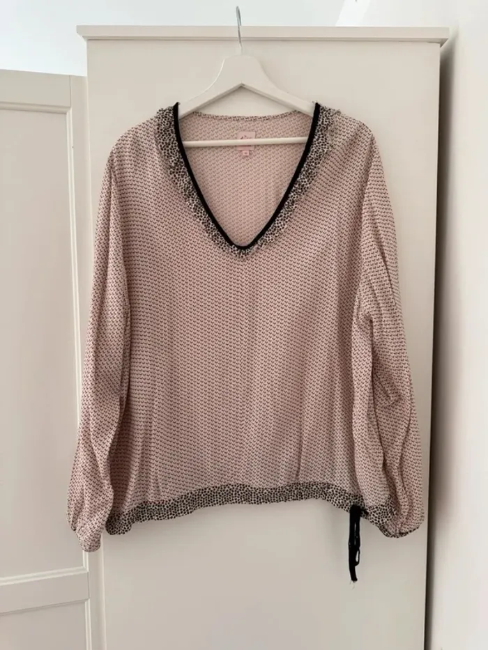 Belle blouse fluide en viscose neuve Miss Captain Trend 🌸 46 - photo numéro 7