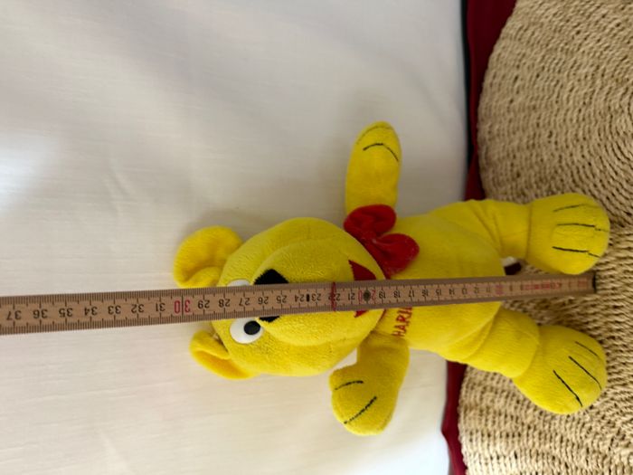 DOUDOU PELUCHE Publicitaire OURS HARIBO Jaune Rouge - photo numéro 2