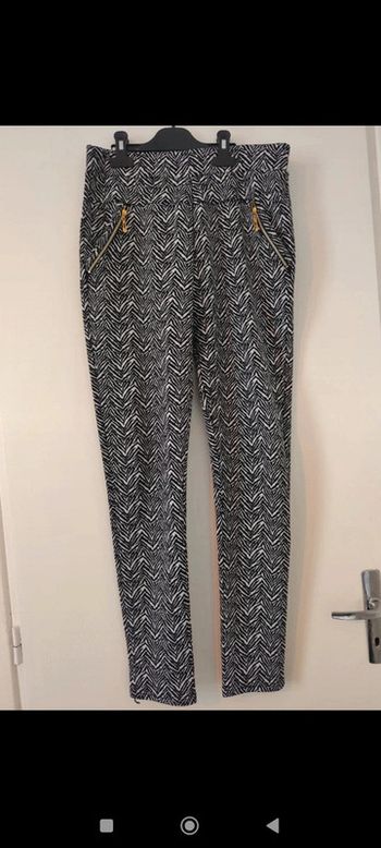 Legging zébré noir et blanc taille XL/XXL