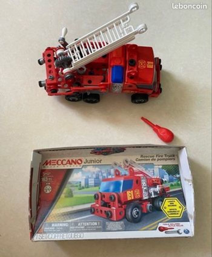 Camion de pompiers Meccano