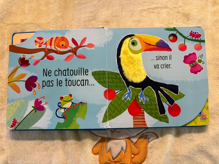 Livre sonore et à toucher usborne sam taplin ne chatouille pas le tigre - photo numéro 6