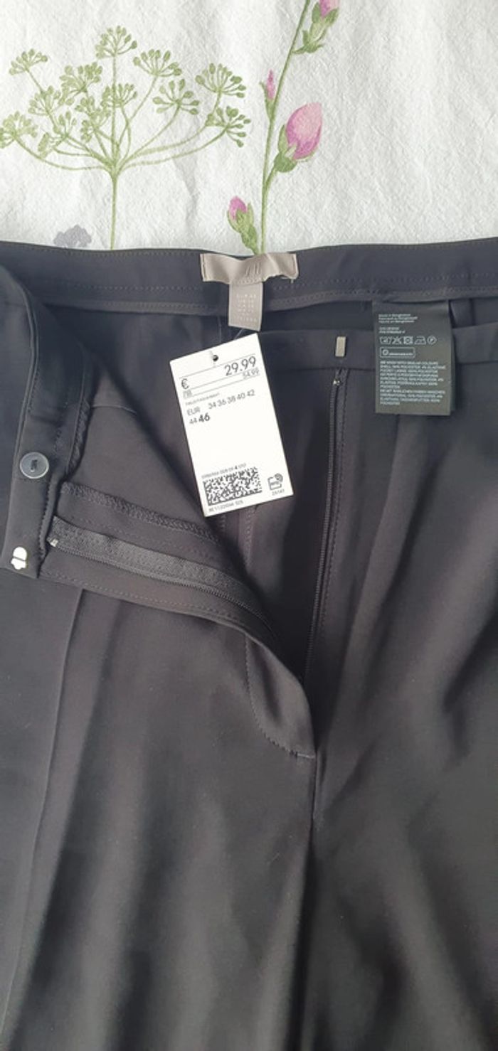 H&M - Pantalon femme tailleur noir
