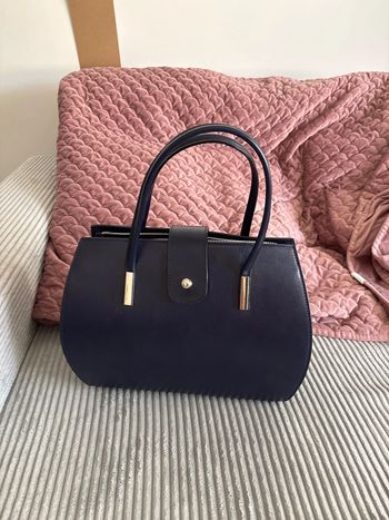 Sac à main bleu marine vera pelle