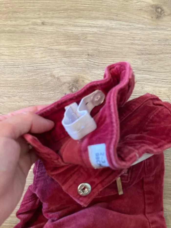 Pantalon en velours rouge 2-3 ans - photo numéro 4