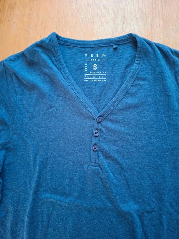 T shirt bleu FSBN - photo numéro 3