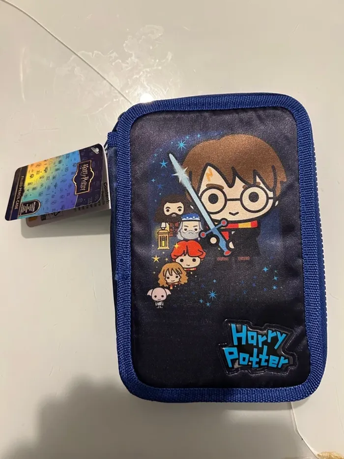 Trousse double remplie / garnie Harry Potter neuf / filled pencil case