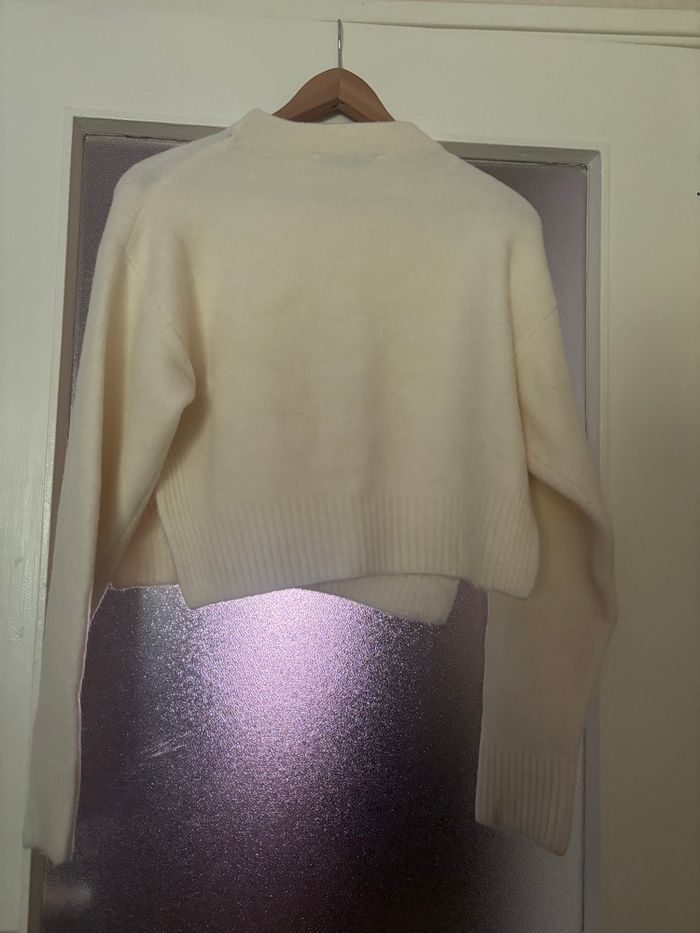 Pull Zara blanc - photo numéro 2