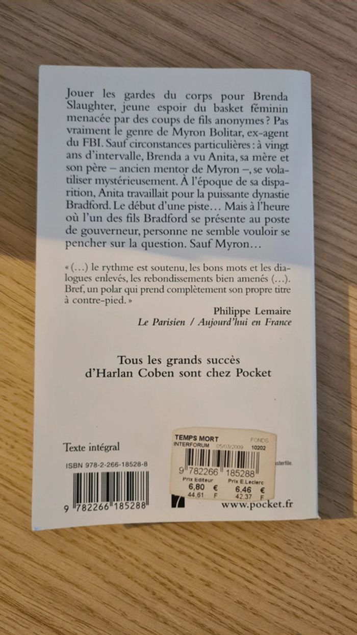 Harlan Coben - Temps mort - photo numéro 2