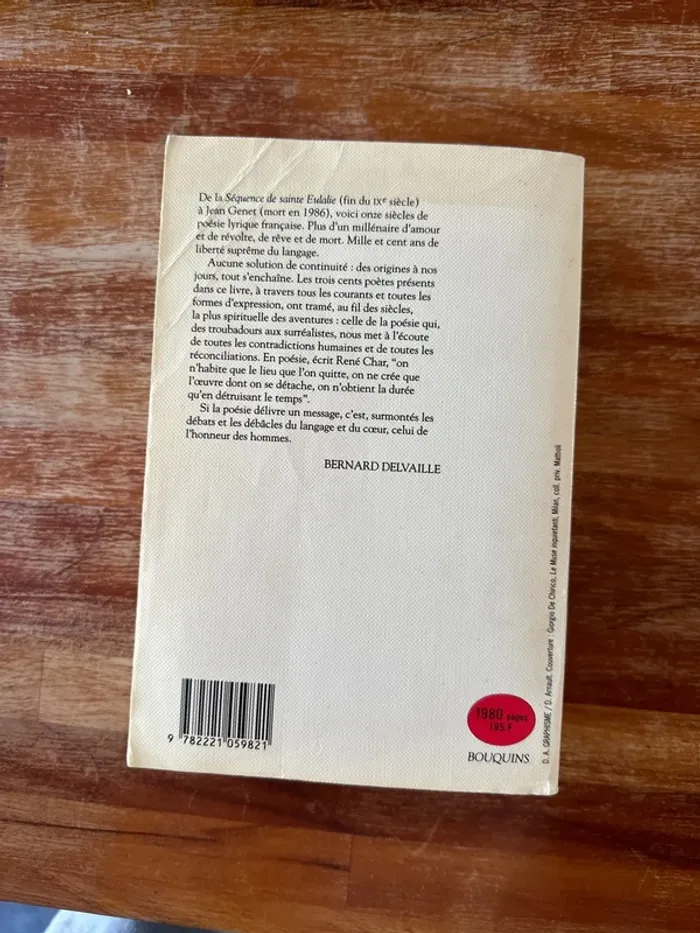 Livre mille et cent ans de poésie française - photo numéro 3
