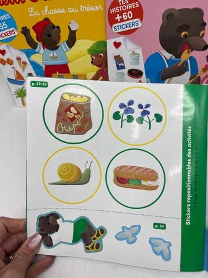 Lot de 4 magazines Livres d’activités Les grandes histoires de Petit Ours brun Neuf - photo numéro 3