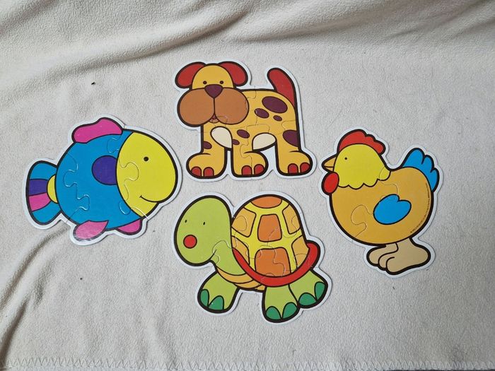 Puzzle ×4 animaux diset - photo numéro 2