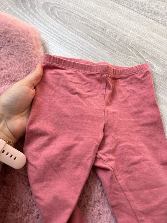 Lot 3 leggings / jogging 9mois bébé fille - photo numéro 3