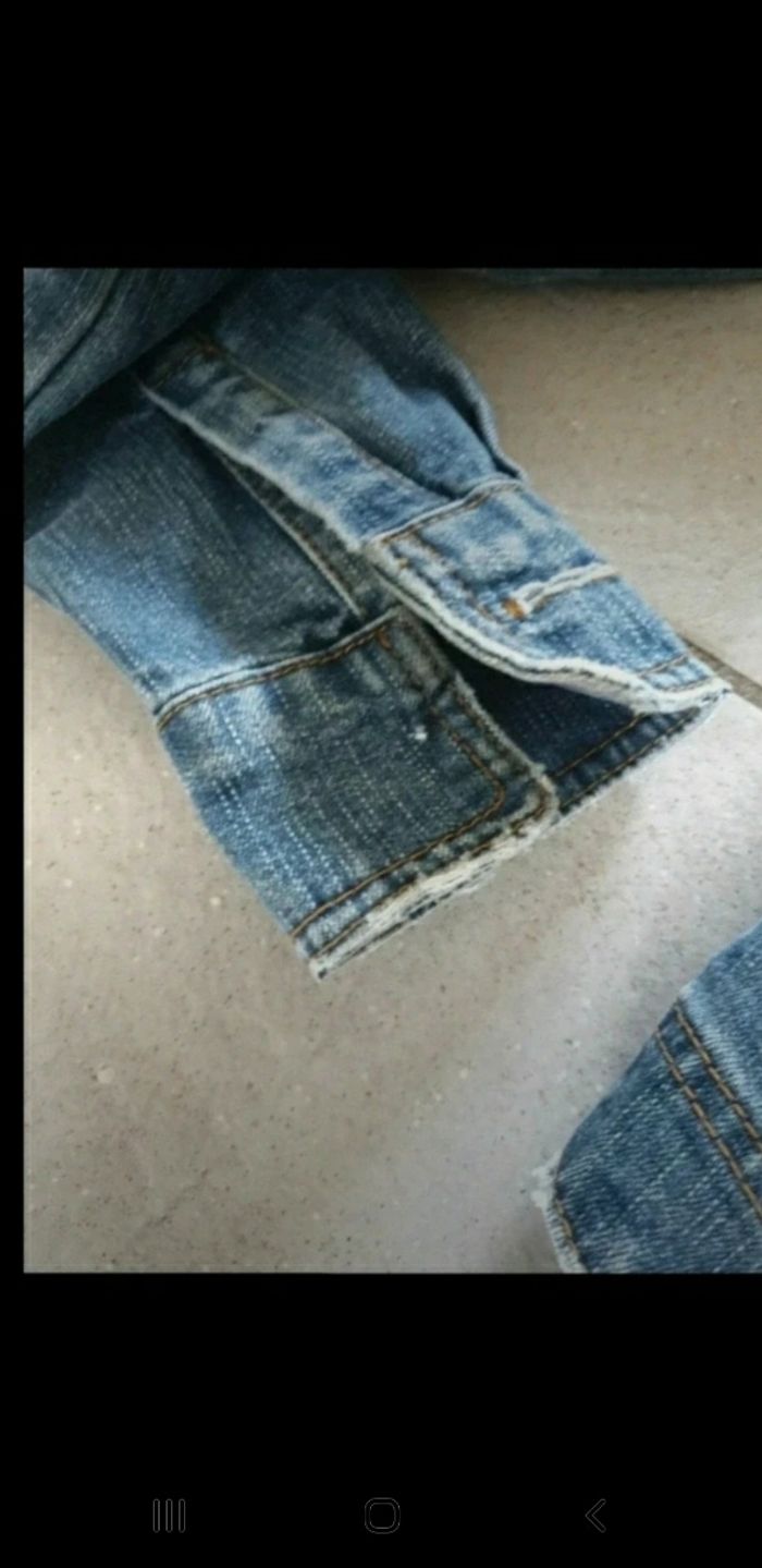 Veste jeans transfert 36 S - photo numéro 5