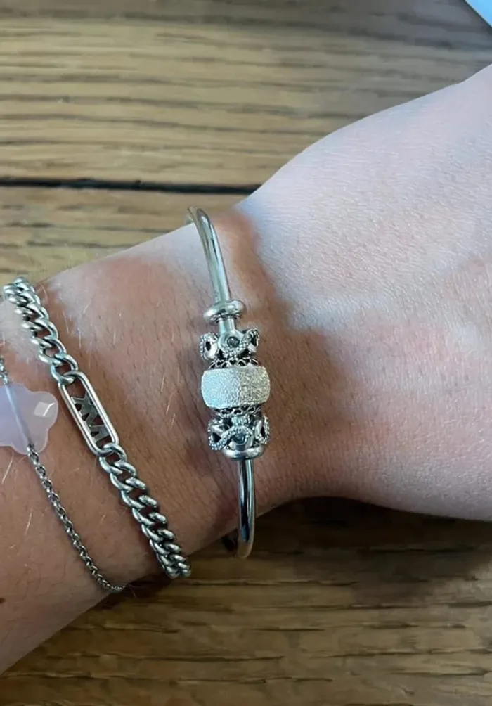 Jonc Pandora avec charms - photo numéro 4