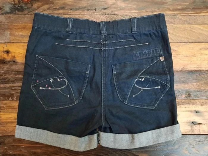 Très beau short en jeans Chipie, brut, strass, 12 ans - photo numéro 4