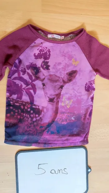 T-shirt taille 5 ans