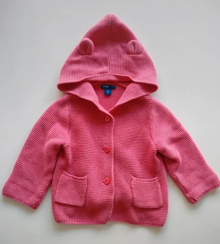 Veste lainage rose Baby Gap 12/18m - photo numéro 5