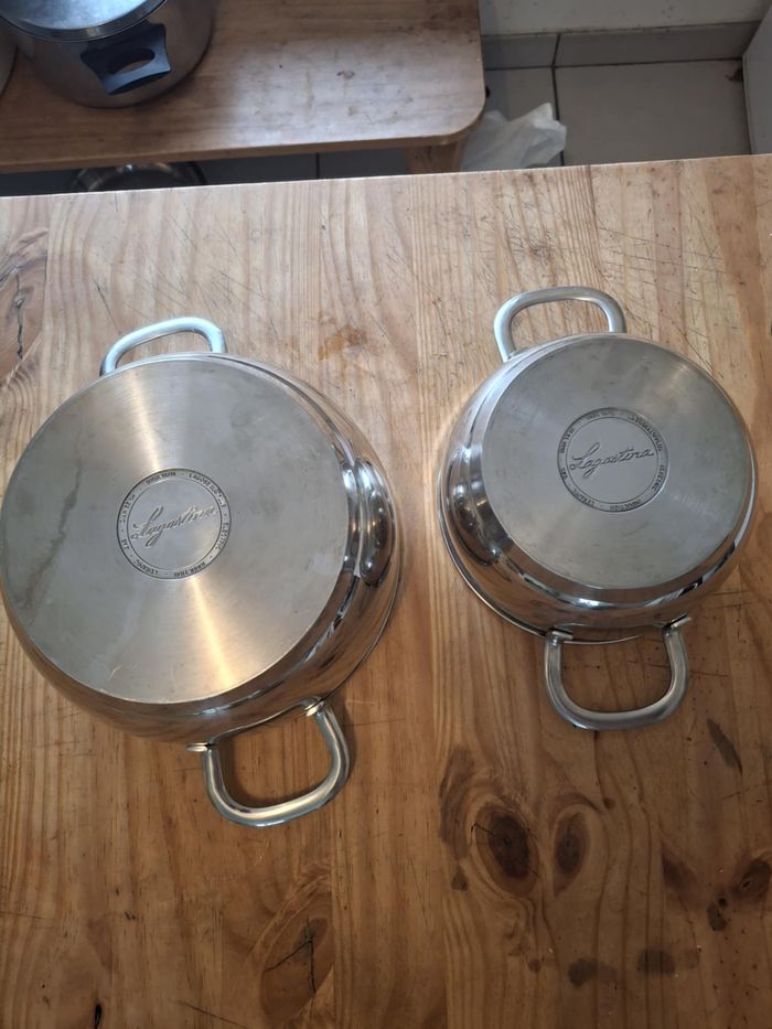 Lagostina - 2 faitouts, casseroles en inox 18/10 - photo numéro 5