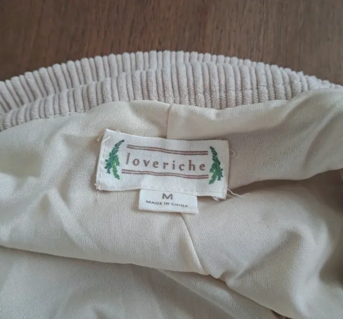 Jupe en velourd beige - photo numéro 3