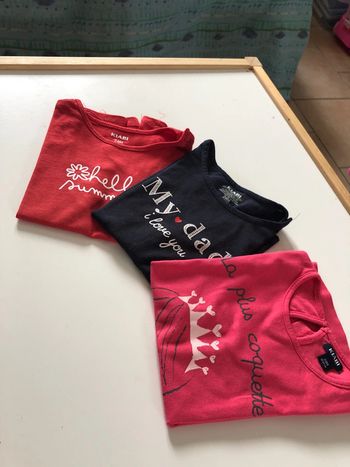 Lot 3 tee-shirts manches courtes